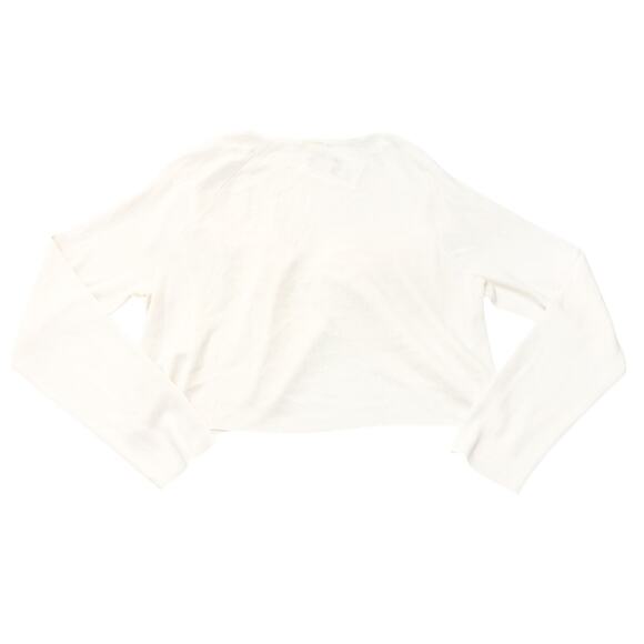 Lafayette 148 Cloud White Cropped Cardigan Sweater WWBM5R-KV52 NWT $598 Size 1X - Picture 3 of 10